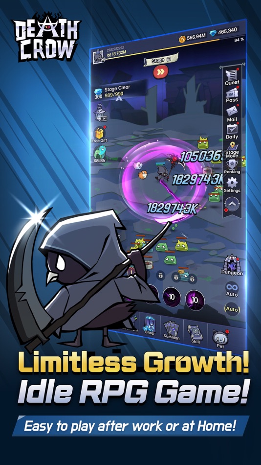 #2. Death crow : dc idle RPG GAME (iOS) 由: RainbowRabbit INC.