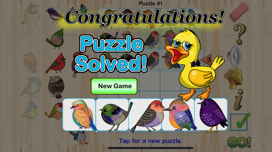#4. Bird Puzzle Time (iOS) Podle: Ventura Educational Systems