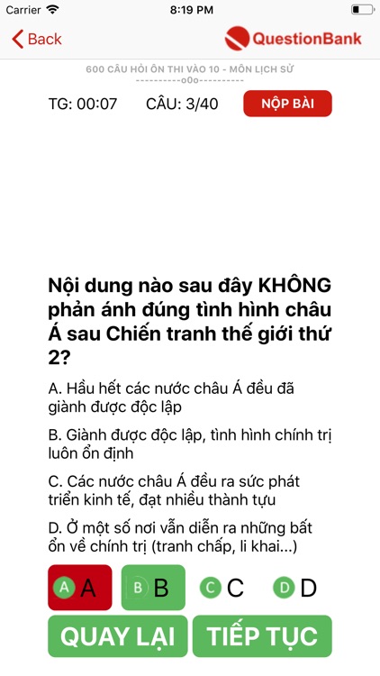 QuestionBank - Ôn thi vào 10 screenshot-6