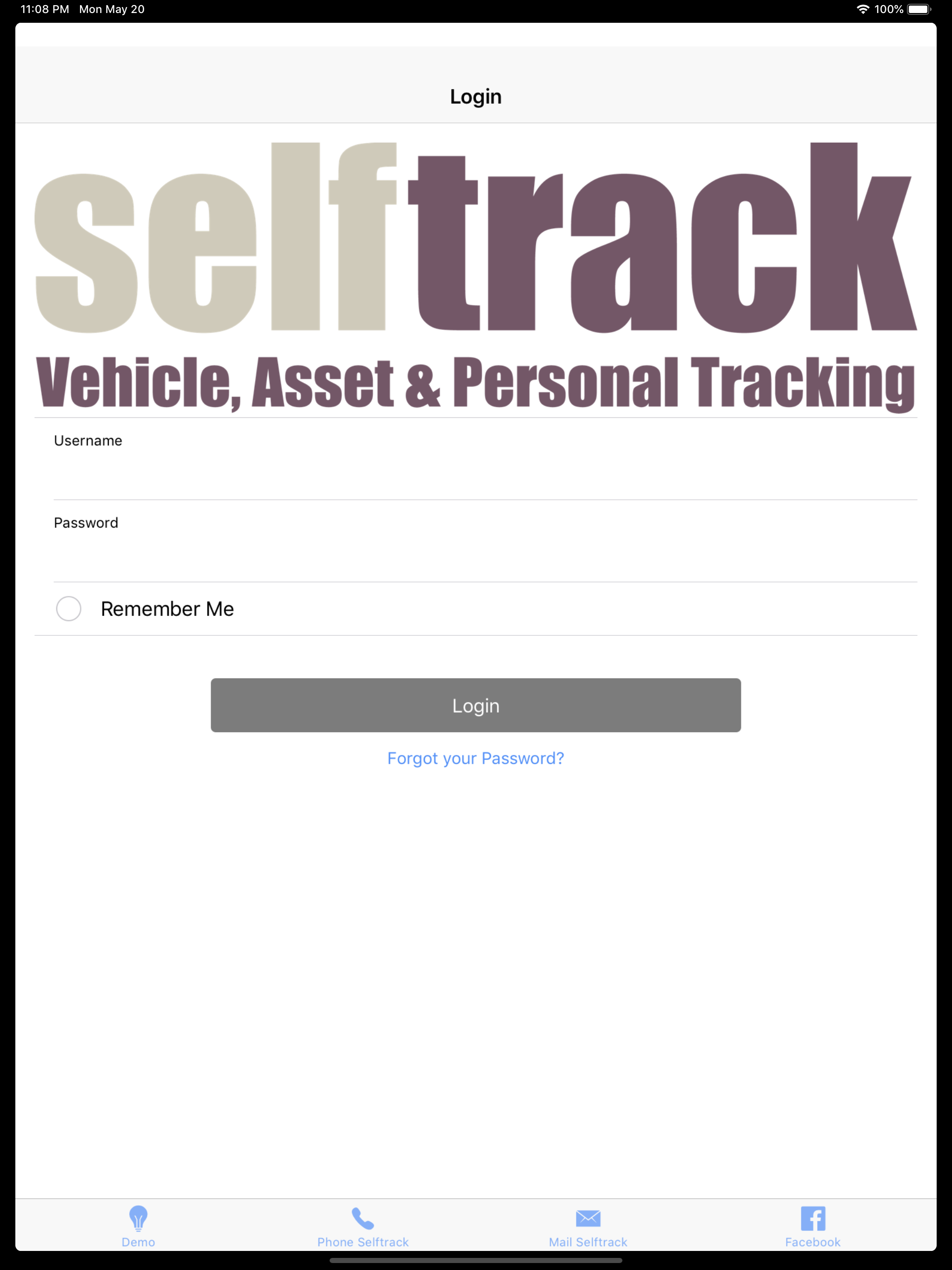 Selftrack Tracking