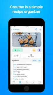 crouton: recipe manager iphone screenshot 1