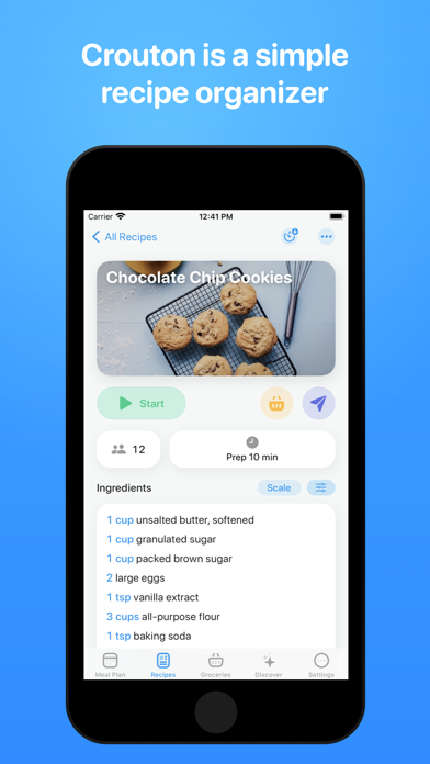 Crouton: Recipe Manager Screenshot