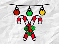 100 Christmas stickers