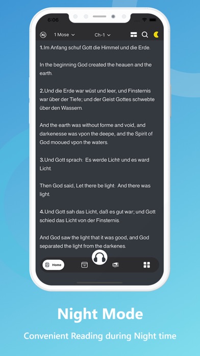 German English Bible. Screenshot