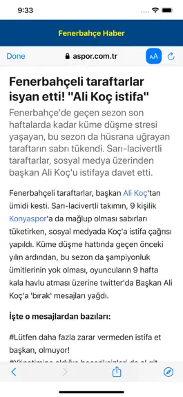 Game screenshot FB Spor Haber hack