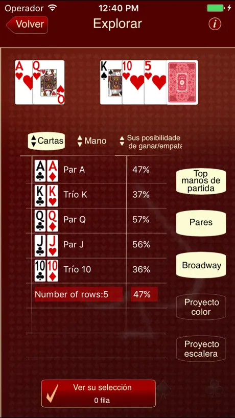 Poker Calculadora