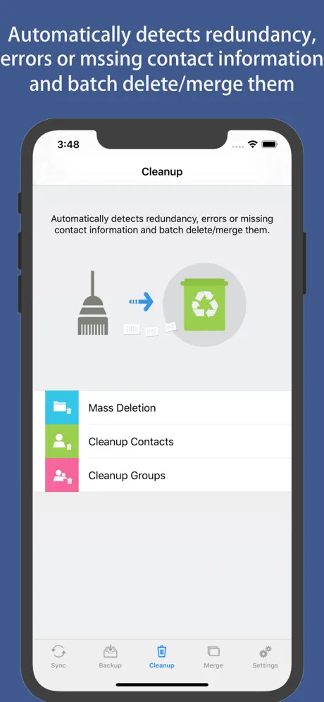 Contacts Sync, Backup & Clean