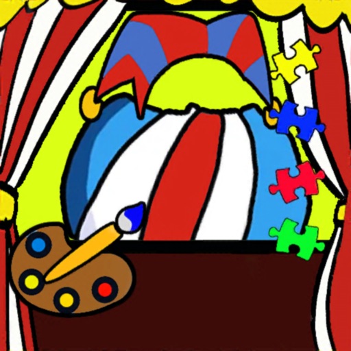 Digital Coloring Puzzle Circus iOS App