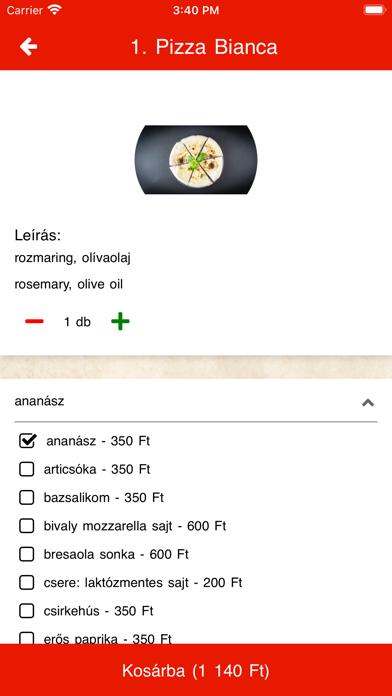 NaPizza Pécs Screenshot