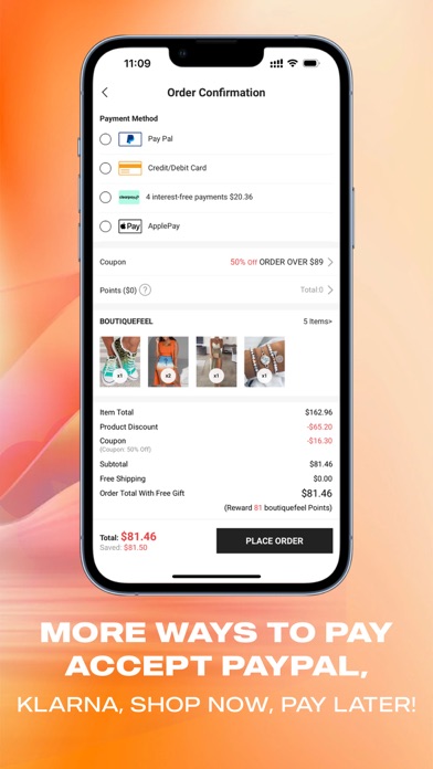 Boutiquefeel-Online Fashion Screenshot