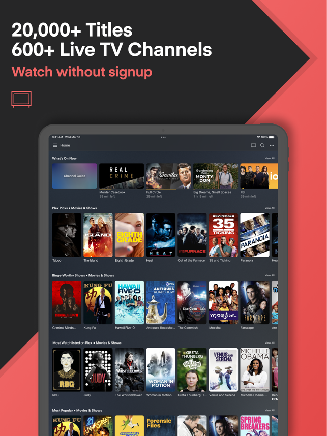 ‎Plex: Films, TV, musique Capture d'écran