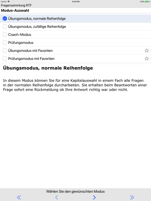 Questions VFR Radio LIGHT iPad screenshot