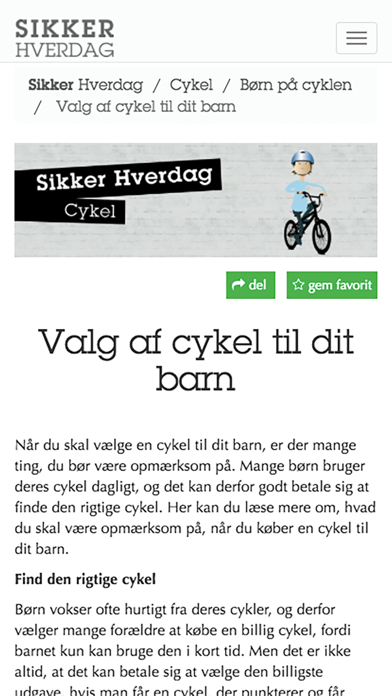 SikkerHverdag Screenshot