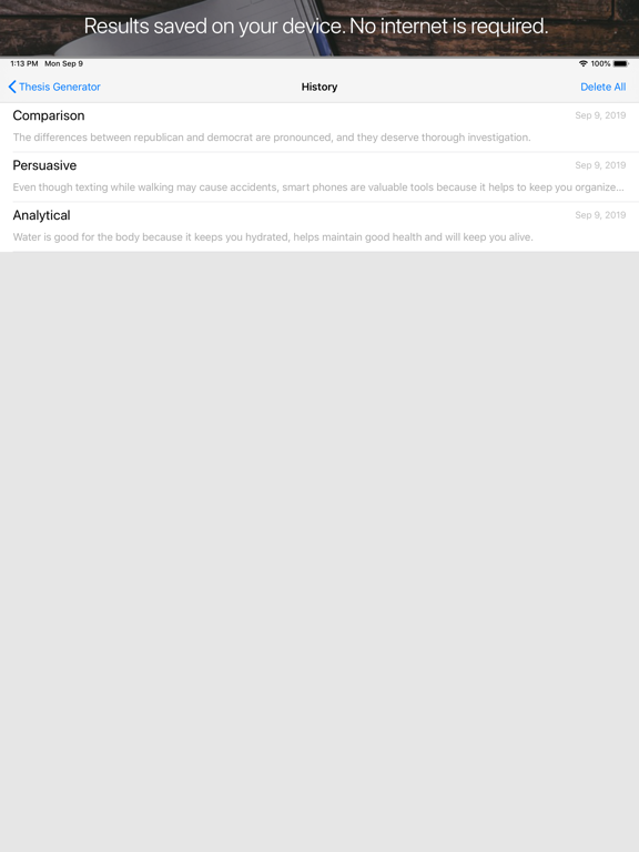 Screenshot #6 pour Thesis Generator