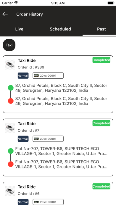FastTrip Provider Screenshot