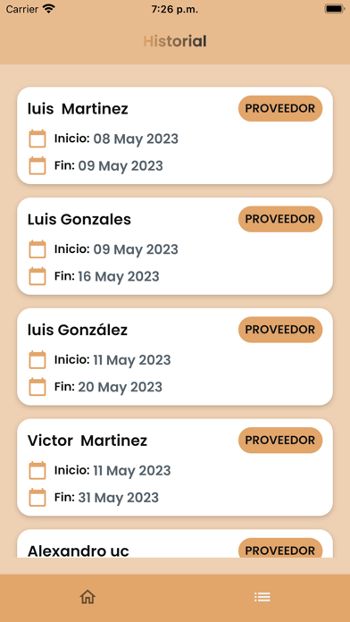 TS APP Screenshot