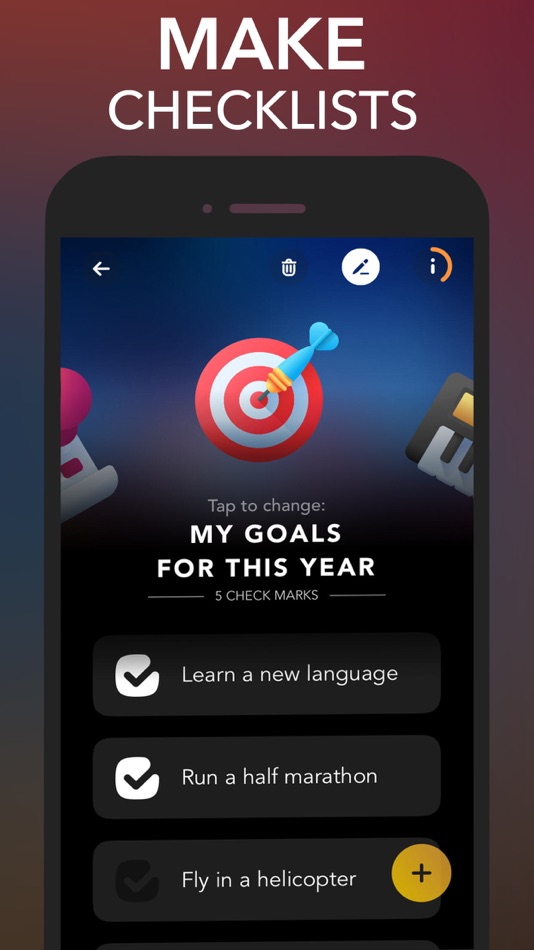 #3. Bucket List Maker: Check Marks (iOS) Podle: Dmitry Shapkin