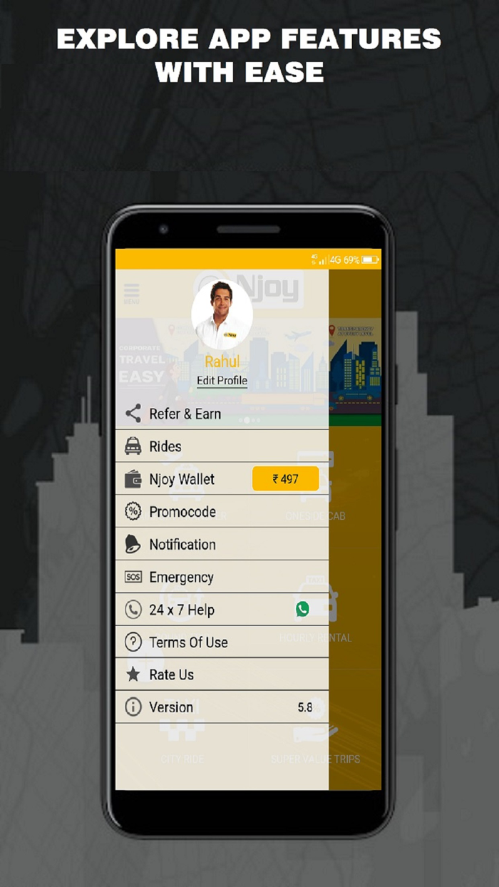 Njoy Cabs - Outstation Taxi