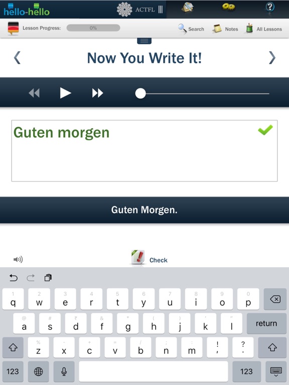 Screenshot #3 for Learn German with Hello-Hello