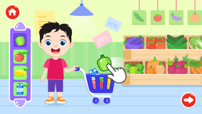 スーパーマーケット ゲーム - 赤ちゃんゲーム 2～5歳のおすすめ画像6