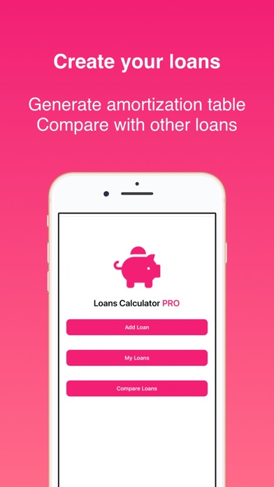 Loans Calculator Pro Screenshot