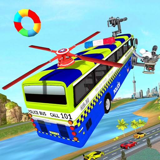 Flying Police Bus Driver