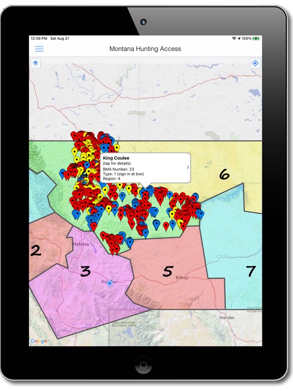 Screenshot #4 pour Montana Hunting Access 2024