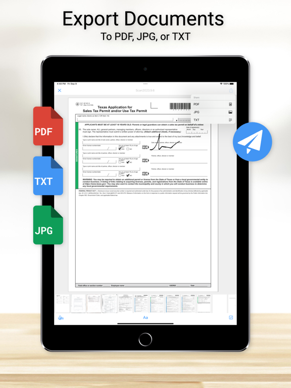 Photo to PDF Scanner - Documa iPad screenshot 4 - Business app