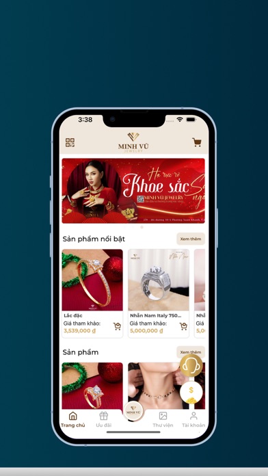 Minh Vũ Jewelry Screenshot