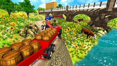 Tractor Trolley Farming Game Screenshot