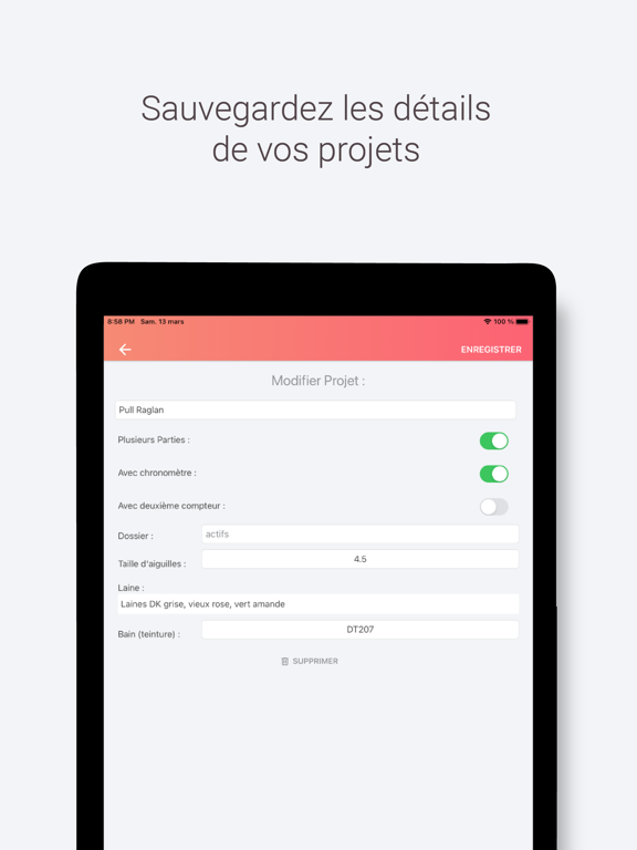 Screenshot #6 pour Easy Knitty Compte Rang Tricot