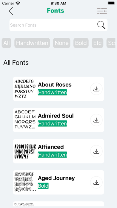Fonts for Cricut Designs screenshot n.2
