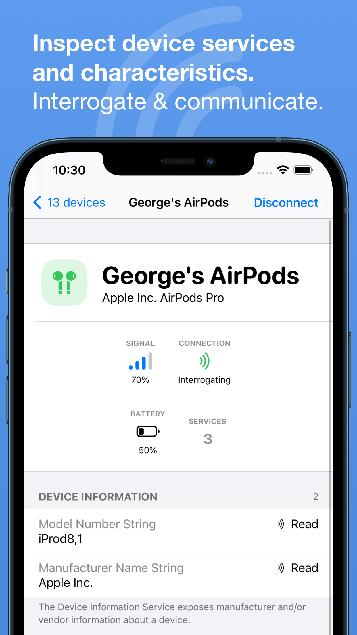 Bluetooth Inspector screenshot 2