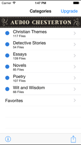 G.K. Chesterton Audio Library screenshot