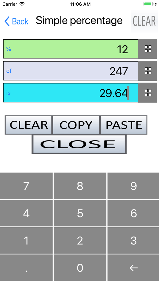 #3. Percent, Percentage Calculator (iOS) 由: andrzej kar
