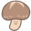 shiitake sticker icon
