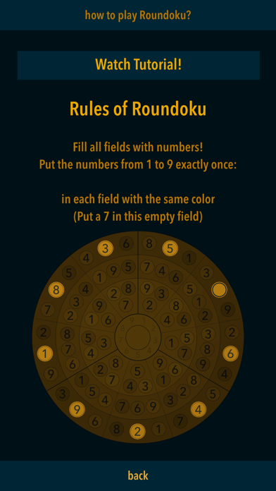 Sudoku: Roundoku Gold 3 screenshot 5