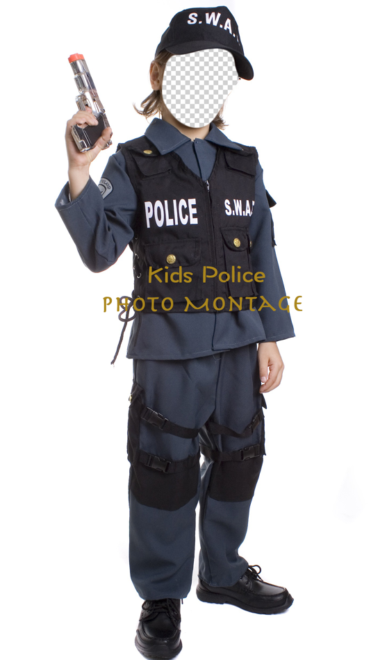 Kids Police Photo Montage - 1.2 - (iOS)