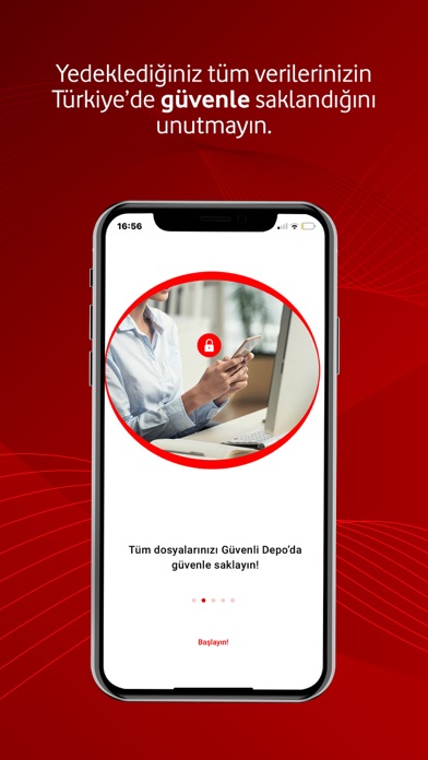 Vodafone Güvenli Depo Screenshot