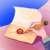 Letter Writing 3D icon
