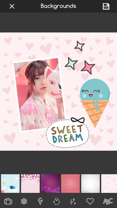 Kawaii Photo Stickers 画像編集のおすすめ画像4