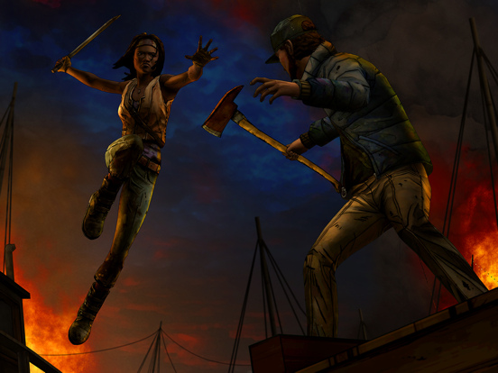 The Walking Dead: Michonne iPad app afbeelding 1