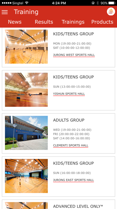 OBA Badminton App (New) Screenshot