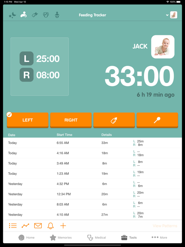 ‎Baby Tracker • Screenshot