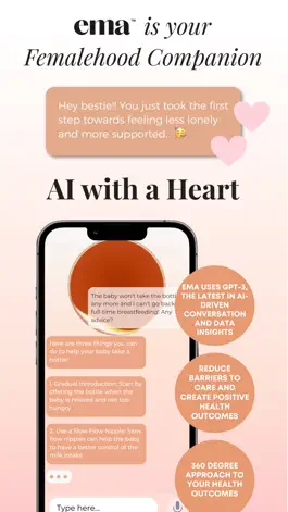 Game screenshot Ema - AI Support for Women apk