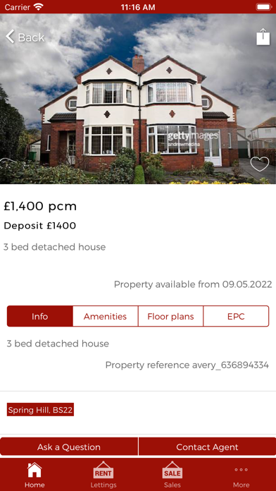 Avery Estate Agents Screenshot