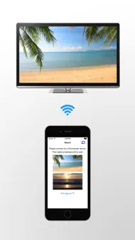 Beach views on TV iphone bilder 0