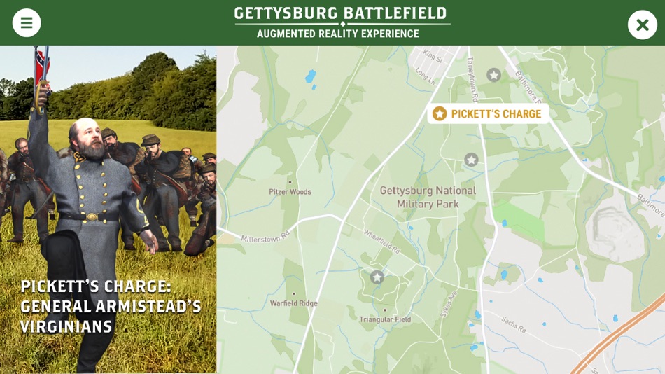 #2. Gettysburg AR Experience (iOS) Με: American Battlefield Trust