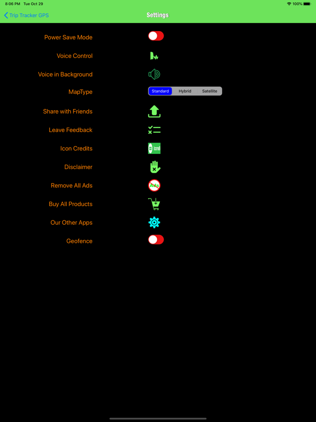 ‎Trip Tracker GPS Professional Screenshot