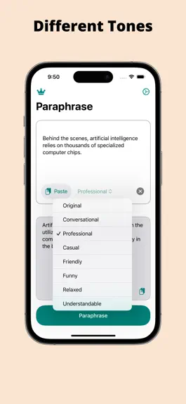Game screenshot Paraphrase Tool - Rephraser apk